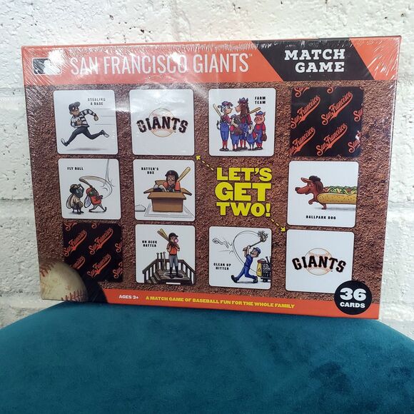 San Francisco Giants MLB Memory Match Card Game 36 Cards Sealed New In Box - Picture 1 of 7